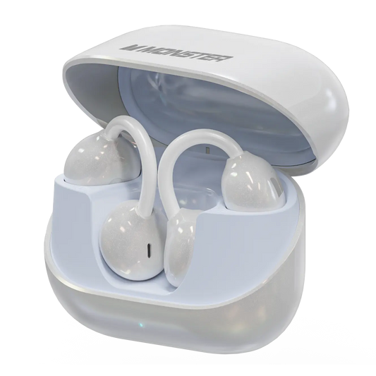 Open Ear Clip On Wireless Earbuds with Bluetooth 6.0 ENC Calls & 100H Playtime